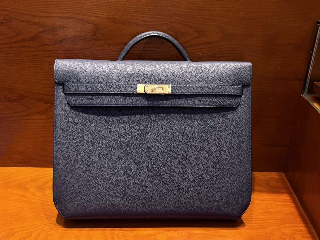 Hermes Kelly Depeches 36 togo Bleu Nuit PHW